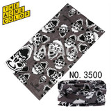 2017 Skull Bandana Multifunctional Seamless Bandana 25*48cm Headbands Tubular Motorcycle Scarf Bufanda Tubular Negro