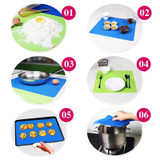 2017 Silicone Pad Mat Bakeware Mat Silicone Oven Heat Insulation Pad Cookies Mats Baking Liner Non-stick Thick Kitchen Tools