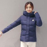 2017 Short Slim Parka Winter Jacket Women Clothing Warm Hooded Down Cotton Parkas For Women Winter Jacket Coat Female WUJ0991