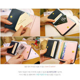 2017 Short Wallet Female Korean Version Of The Zipper Two Fold Wallet Crown Purse Multi-card Lady Mini Bag