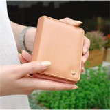 2017 Short Wallet Female Korean Version Of The Zipper Two Fold Wallet Crown Purse Multi-card Lady Mini Bag