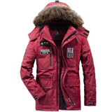 AFS JEEP Brand Clothing New Arrival Men Hooded Fur Collar Winter Down Jacket and Coat 270
