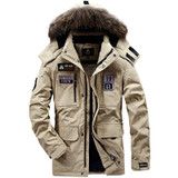 AFS JEEP Brand Clothing New Arrival Men Hooded Fur Collar Winter Down Jacket and Coat 270