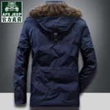 AFS JEEP Brand Clothing New Arrival Men Hooded Fur Collar Winter Down Jacket and Coat 270
