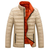AFS JEEP Brand Clothing Men Light Down Jacket Fashion Style Mens Winter Down Coat 120