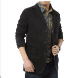 AFS JEEP 2017 New Arrival  Autumn Men's Trench Jackets Solid Fashion Coats Male Casual Slim Stand Collar Jacket Men Overcoat 88z