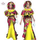 African Dresses for Women Sleeveless Mermaid Dresses Maxi Dress Party Dresses Bazin Riche Fashions African Clothe 6XL BRW WY1065 African Dresses for Women Sleeveless Mermaid Dresses Maxi Dress Party Dresses Bazin Riche Fashions African Clothe 6XL BRW WY1065