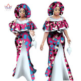 African Dresses for Women Sleeveless Mermaid Dresses Maxi Dress Party Dresses Bazin Riche Fashions African Clothe 6XL BRW WY1065 African Dresses for Women Sleeveless Mermaid Dresses Maxi Dress Party Dresses Bazin Riche Fashions African Clothe 6XL BRW WY1065