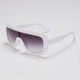 AFOFOO New Fashion Sunglasses Women Vintage Oversize Sunglasses Luxury  Brand Designer Men Integrated Sun glasses Shades UV400