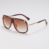 AFOFOO Fashion Sunglasses Retro Men Glasses Luxury Brand Designer Women Mirror Sun glasses Vintage UV400 Shades Eyewear