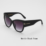 AFOFOO Fashion Cat Eye Sunglasses Luxury Brand Designer Vintage Oversize Women Sun Glasses UV400 Shades Sunglass Oculos De Sol
