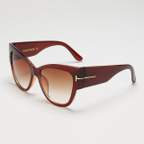AFOFOO Fashion Cat Eye Sunglasses Luxury Brand Designer Vintage Oversize Women Sun Glasses UV400 Shades Sunglass Oculos De Sol