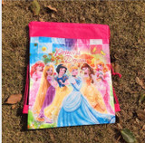 Children School Bags Princess Drawstring Bags Cartoon Mochila For Girls snow queen Multipurpose School Backpack Christmas Gifts