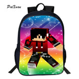 Children School Bag Minecraft Cartoon Backpack Pupils Printing School Bags Hot Game Backpacks For Boys And Girls Mochila Escolar