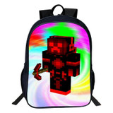 Children School Bag Minecraft Cartoon Backpack Pupils Printing School Bags Hot Game Backpacks For Boys And Girls Mochila Escolar
