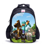 Children School Bag Minecraft Cartoon Backpack Pupils Printing School Bags Hot Game Backpacks For Boys And Girls Mochila Escolar