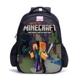 Children School Bag Minecraft Cartoon Backpack Pupils Printing School Bags Hot Game Backpacks For Boys And Girls Mochila Escolar