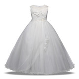 Children Princess Flower Girl Dress Summer Tutu Wedding Long Formal Dress Birthday Party Dresses For Girls Kids 14 Yrs Clothing Children Princess Flower Girl Dress Summer Tutu Wedding Long Formal Dress Birthday Party Dresses For Girls Kids 14 Yrs Clothing