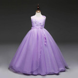 Children Princess Flower Girl Dress Summer Tutu Wedding Long Formal Dress Birthday Party Dresses For Girls Kids 14 Yrs Clothing Children Princess Flower Girl Dress Summer Tutu Wedding Long Formal Dress Birthday Party Dresses For Girls Kids 14 Yrs Clothing