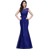 Robe de fille d'honneur Mermaid Burgundy Lace Bridesmaid Dresses 2017 Sexy Back Prom Dress Party Gowns With Sash Robe de fille d'honneur Mermaid Burgundy Lace Bridesmaid Dresses 2017 Sexy Back Prom Dress Party Gowns With Sash
