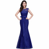 Robe de fille d'honneur Mermaid Burgundy Lace Bridesmaid Dresses 2017 Sexy Back Prom Dress Party Gowns With Sash Robe de fille d'honneur Mermaid Burgundy Lace Bridesmaid Dresses 2017 Sexy Back Prom Dress Party Gowns With Sash