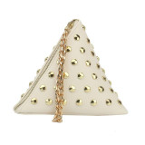 Rivet Women Bags Triangle Design Brands Vintage Shoulder Bag 2017 Summer Fashion Women Messenger Bags Rivet  Bolsos Bolsas