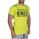 RISE Brand mens clothing Fashion Fitness t Shirt Crossfit Bodybuilding Muscle male Short sleeve Slim fit Cotton Tee tops apparel RISE Brand mens clothing Fashion Fitness t Shirt Crossfit Bodybuilding Muscle male Short sleeve Slim fit Cotton Tee tops apparel