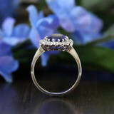 Ring For Women 3CTW oval Cut Simulated Diamond S925 Sterling silver with gold Engagement Wedding Rings Fine Jewelry bague