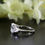 Ring For Women 3CTW Oval Cut Simulated Diamond S925 Sterling silver with gold Engagement Wedding Rings Art Dec bague