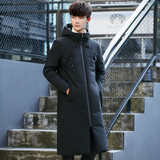 2017 Casual Winter's New Men's Fashion Hooded 90% Duck Long down Jacket high quality men parka feather coat Free shipping
