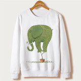 2017 Casual tumblr Sweatshirt WOMEN Cartoon MOUSE Print Sweatshirts Long Sleeve Hoody O-Neck KAWAII White CUTE Hoodies Pullovers