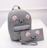 2017 Casual Student School Backpack Female Style Casual Women Backpacks For Travel Good Quality Matte Leather Backpacks SC0418