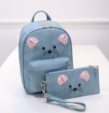 2017 Casual Student School Backpack Female Style Casual Women Backpacks For Travel Good Quality Matte Leather Backpacks SC0418
