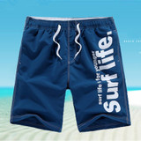 2017 Casual Men Shorts Beach Board Shorts Men Quick Drying Summer Solid Polyester New Brand Clothing Boardshorts Plus size M-5XL
