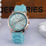 2017 casual Geneva Women Watches Roman Numerals Silicone Jelly Gel Quartz Analog Wrist Watch Men Watch Reloj Mujer MEW