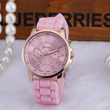 2017 casual Geneva Women Watches Roman Numerals Silicone Jelly Gel Quartz Analog Wrist Watch Men Watch Reloj Mujer MEW