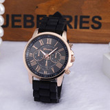 2017 casual Geneva Women Watches Roman Numerals Silicone Jelly Gel Quartz Analog Wrist Watch Men Watch Reloj Mujer MEW