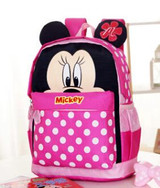 2017 Cartoon Mickey children backpacks/kids kindergarten backpack/kid school bags/Satchel for boys and girls free shipping
