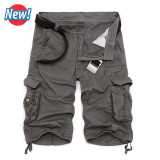 2017 Cargo Shorts Men Hot Sale Casual Camouflage Summer Brand Clothing  Cotton Male Fashion Army Work Shorts Men Plus Size 29-40
