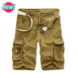 2017 Cargo Shorts Men Hot Sale Casual Camouflage Summer Brand Clothing  Cotton Male Fashion Army Work Shorts Men Plus Size 29-40