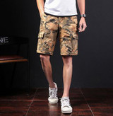 2017 Cargo Shorts Men Hot Sale Casual Camouflage Summer Brand Clothing Cotton Male Fashion Army Work Shorts Men Plus Size 28-38