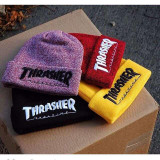 2016 Men's Winter Caps Thrasher Cotton Warm Knitted Men Women Hot Hip Hop Men Womens Casual Hat Female Beanies #CAP6A47