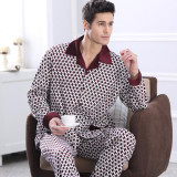 2016 Men's Pajamas Autumn Long Sleeve Pyjamas Sleepwear Cotton Plaid Men Pijama Male Lounge Pajama Sets Plus size Nightwear 4XL 2016 Men's Pajamas Autumn Long Sleeve Pyjamas Sleepwear Cotton Plaid Men Pijama Male Lounge Pajama Sets Plus size Nightwear 4XL