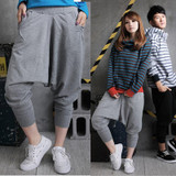 2016 Men Women Casual Hip Pop Pants Harem Pants Drop Crotch Sweatpants Baggy Dance Pants Trousers Slacks YC