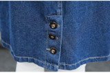 2016 Loose Denim Coat Spring Autumn New Korean Loose Plus Size Long Single-breasted Trench Coats Slim Women abrigos mujer JA347