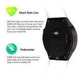 2016 Lemfo KW88 MTK6580 Android 5.1 OS Smart Watch Phone 400*400 Screen quad core smartwatch Support SIM pedometer heart rate