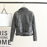 2016 latest faux leather women jacket black woman motorcycle ladies leather women short coat PU jacket spring autumn outwear