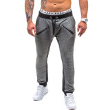 2016 Jamickiki Brand Men's Fitness Sportswear Sweatpants Homme Full Length Harem Pants with Fake Zipper High Quality  Trousers