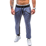 2016 Jamickiki Brand Men's Fitness Sportswear Sweatpants Homme Full Length Harem Pants with Fake Zipper High Quality  Trousers
