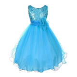 Vogue Toddler Baby Girl Princess Dress Sleeveless Sequin Flower Tulle Tutu Dress Vogue Toddler Baby Girl Princess Dress Sleeveless Sequin Flower Tulle Tutu Dress